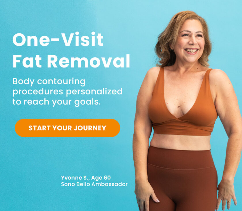 Start your body contouring journey with one-visit fat removal at Sono Bello.